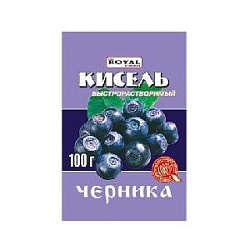 б Кисель 100г ЧЕРНИКА Казахстан (аз)