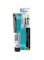 BLACK CLEAN Зубная паста"Отбеливание+укрепление эмали " 85г/16