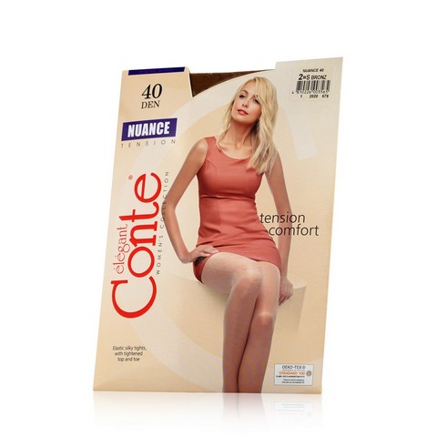 Колготки жен. Conte NUANCE 40,  p.2 bronz   К12