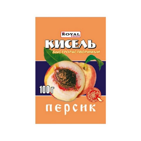 б Кисель 100г ПЕРСИК Казахстан (80)