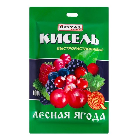 б Кисель 100г ЛЕСНАЯ ЯГОДА Казахстан (80)