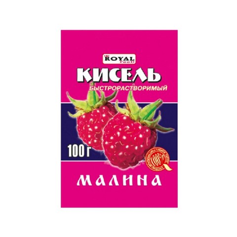 б Кисель 100г МАЛИНА Казахстан (80)