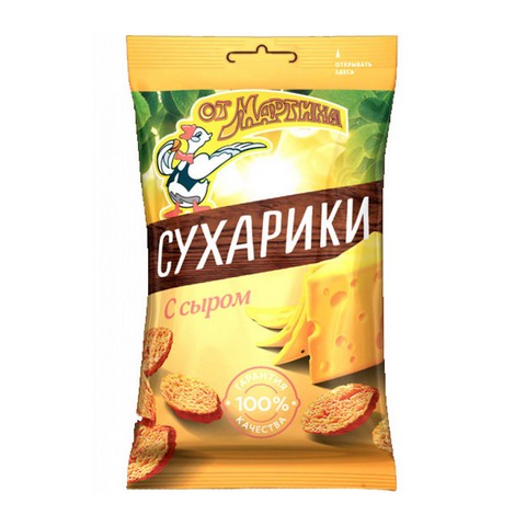 Сухарики СЫР От Мартина 60г (24)