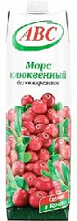 1л КЛЮКВЕННЫЙ Морс АВС Беларусь (12)