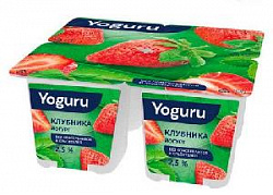 в КЛУБНИКА Йогурт 125г Yoguru Беларусь бзмж (аз)