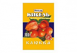 б Кисель 100г КЛЮКВА Казахстан (80)