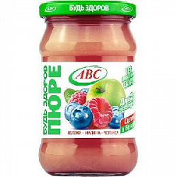 280г ФРУКТОВЫЙ МИКС Пюре Будь Здоров ABC Беларусь (12)