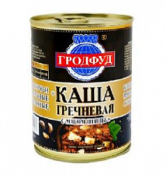б Мясо Птицы с ГРЕЧНЕВОЙ кашей 340г Грод-фуд Беларусь (10)