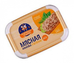 НАМАЗКА 150г мясная С ЗЕЛЕНЬЮ Инко-Фуд (12)