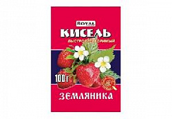б Кисель 100г ЗЕМЛЯНИКА Казахстан (80)