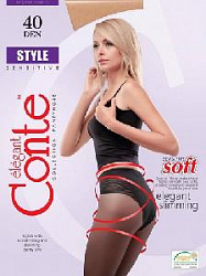 Колготки жен. Conte STYLE 40,  p.2 nero