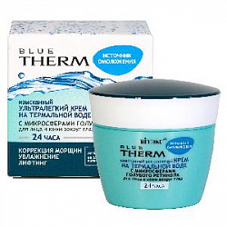 BLUE THERM Крем для лица и кожи вокруг глаз 24 часа 45мл