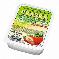 в Сказка КЛУБНИКА десерт твор. 7% 150г бзмж Беларусь (аз)