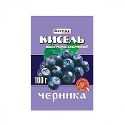 б Кисель 100г ЧЕРНИКА Казахстан (80)