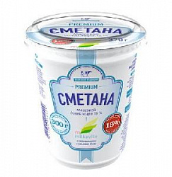 б СМЕТАНА 15% 300г Милкавита Беларусь (аз)